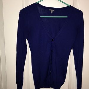 Charlotte Russe - Cobalt Blue - v-neck Sweater - S